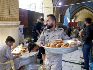 افتتاح غرفه امور مهندسی آستان مقدس علوی برای ارائه خدمت به زائران اربعین