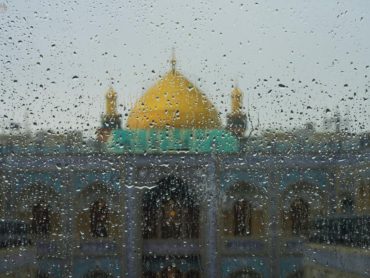 بارش رحمت الهی در حرم مطهر علوی