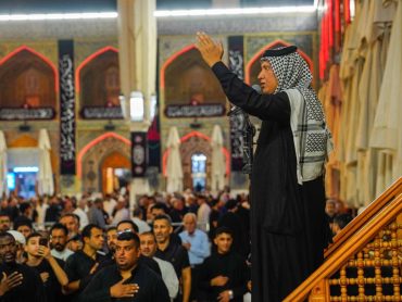 حرم مطهر علوی سوگوار یاس نبوی