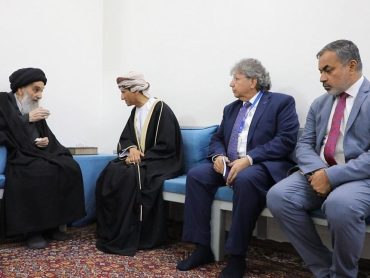 دیدار نماینده سازمان ملل در عراق با آیت‌الله سیستانی