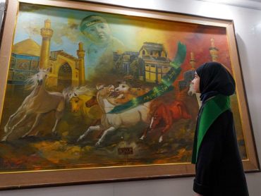 افتتاح نمایشگاه آثار هنری به مناسبت ولادت مولای متقیان