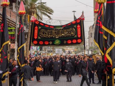 عرض تسلیت خادمان آستان مقدس علوی به امام کاظم به مناسبت شهادت امام صادق