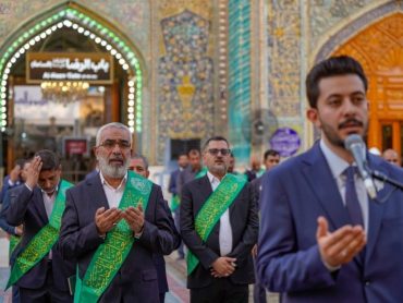 مراسم ادای سوگند خدمت خادمان در حرم مطهر علوی