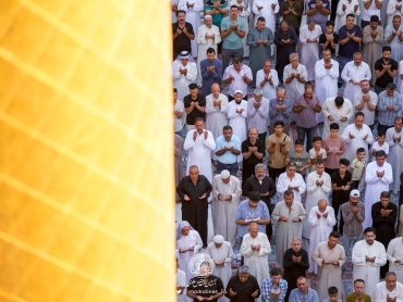 گزارش تصویری: نماز عید قربان در صحن و سرای علوی