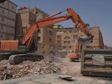 خاک‌برداری طرح بزرگ توسعه صحن مطهر امیرالمؤمنین علیه‌السلام