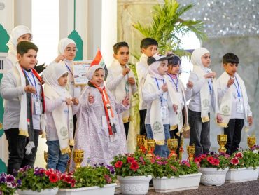 اهدای جوایز به افراد خلاق در محاسبات ذهنی توسط آستان مقدس علوی
