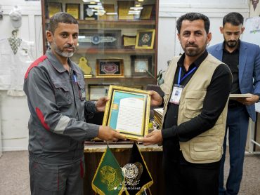 تقدیر آستان مقدس علوی از بخش‌های خدمت‌رسانی در اربعین حسینی علیه‌السلام و رحلت پیامبر اکرم صلی‌الله‌علیه‌وآله