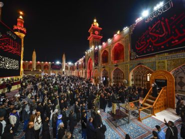 برگزاری مراسم عزاداری رحلت عقیله بنی‌هاشم به مدت سه شب در حرم مطهر علوی