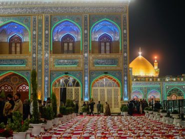 برپایی سفره کرامت علوی در شب عید مبعث