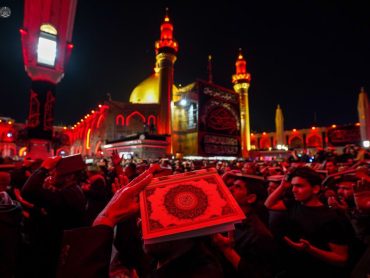 مراسم احیای دومین شب قدر در جوار حرم اول مظلوم عالم