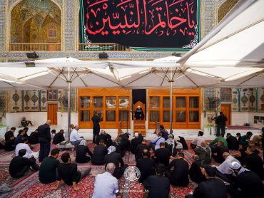 گوشه هایی از مراسم عزاداری روز اربعین حسینی در حرم حضرت امیرالمؤمنین علیه السلام