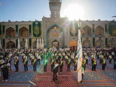 برپایی جشن باشکوه میلاد پیامبر رحمت در حرم امیرالمؤمنین علیه‌السلام