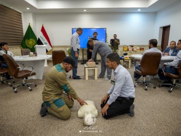 برگزاری دوره آموزش کمک‌های اولیه برای خادمان آستان مقدس علوی