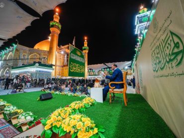 آغاز هفته عفاف در حرم مطهر علوی در آستانه میلاد سرور بانوان عالم