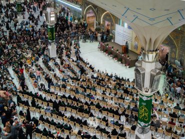آستان علوی به مناسبت میلاد امام حسن مجتبی جشنی مردمی برگزار کرد