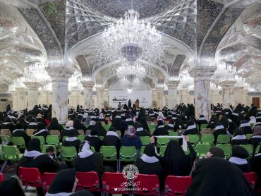 بخش بانوان آستان علوی در شب ولادت امام علی‌علیه‌السلام جشن با شکوهی برگزار کرد