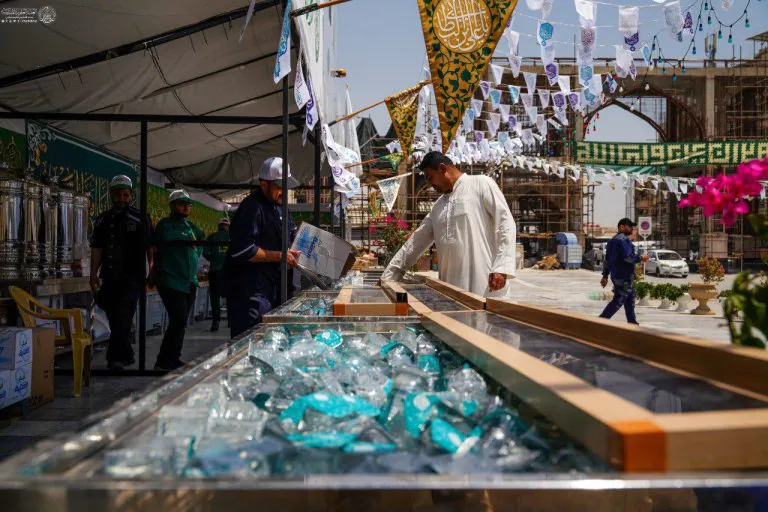 خدمات‌رسانی مستمر آستان مقدس علوی به زائران علوی